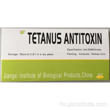 Tetanusz elleni toxin injekció 5000 NE emberek számára